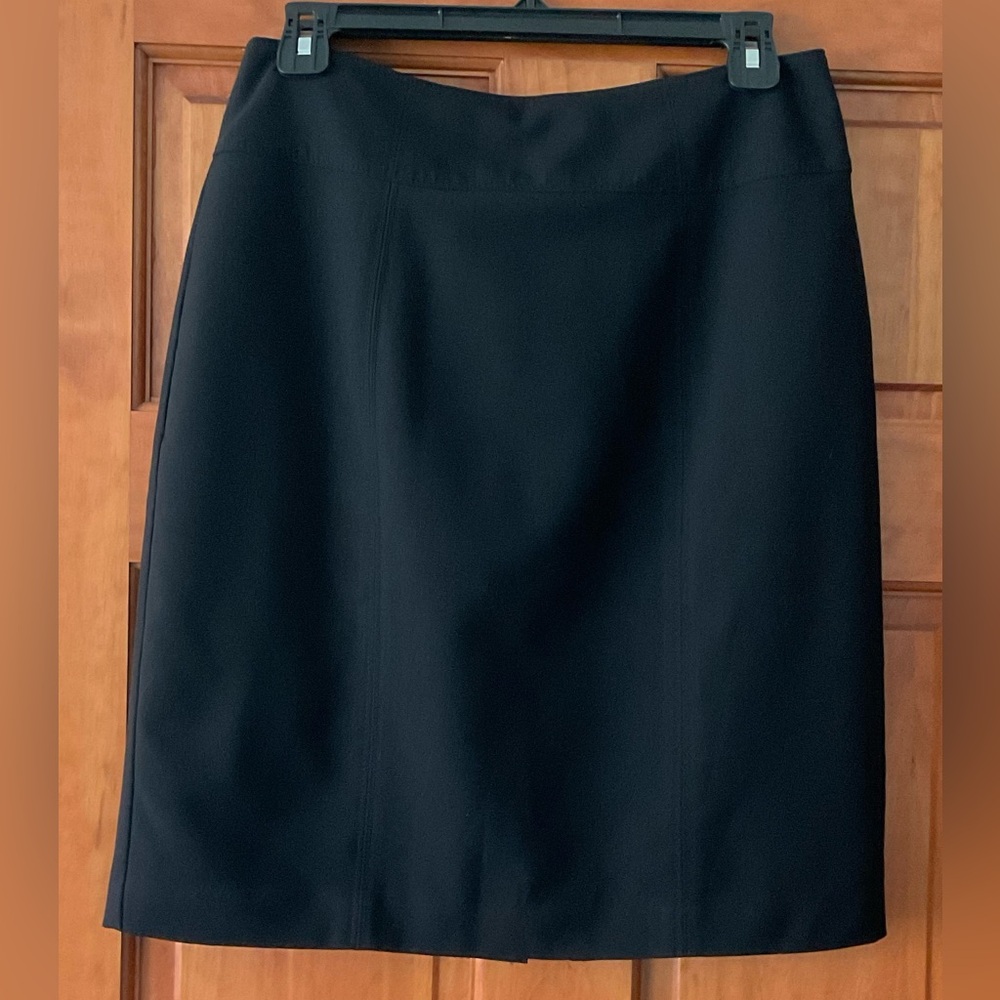 Worthington Lined Black Pencil Skirt